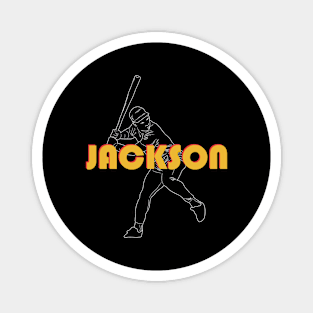 jackson baseball Magnet